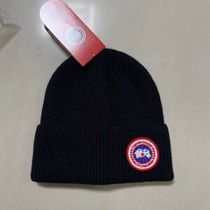 Canada Goose Black Beanie Hat